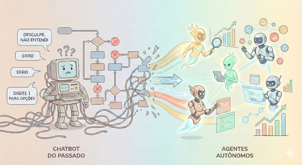 Chatbot vs Agentes Autonomos