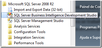 ms sql server business intelligence development studio